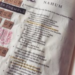 Bleed through once dry